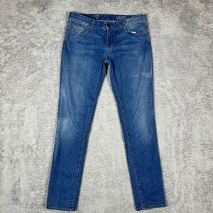 Vans Skinny Jeans Womens 11 Medium Wash Blue Denim Skate VN-0NZIW1N